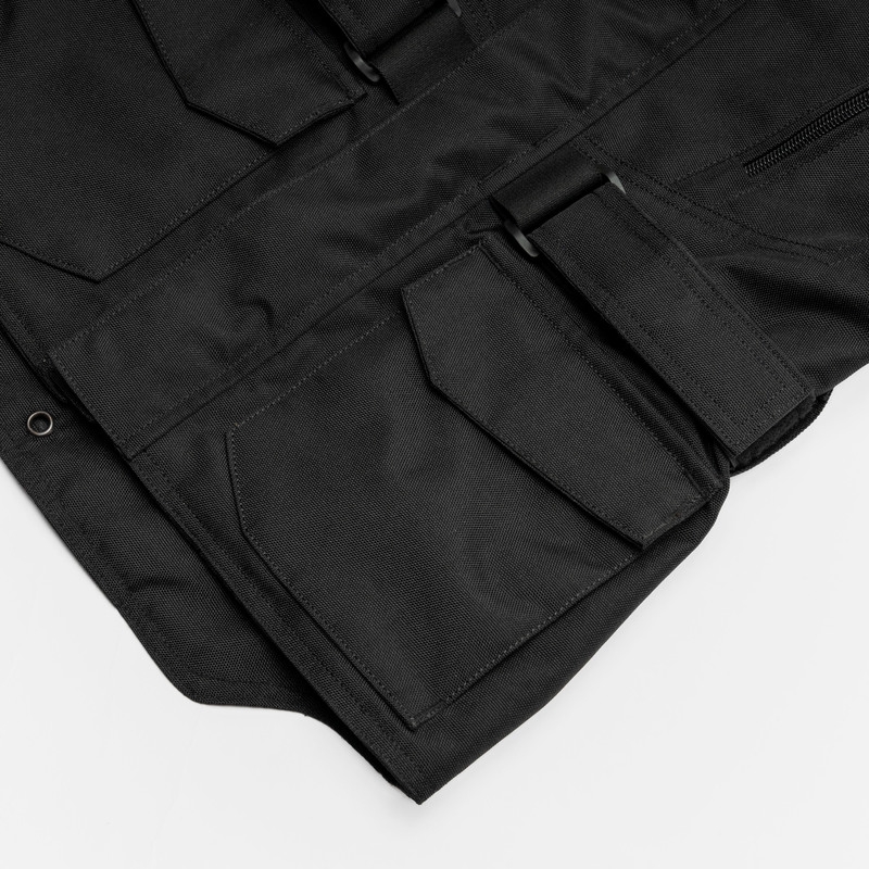 Dětská bunda na motorku Ozone Sahara černá