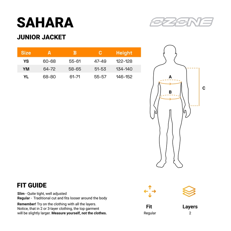 Dětská bunda na motorku Ozone Sahara černá