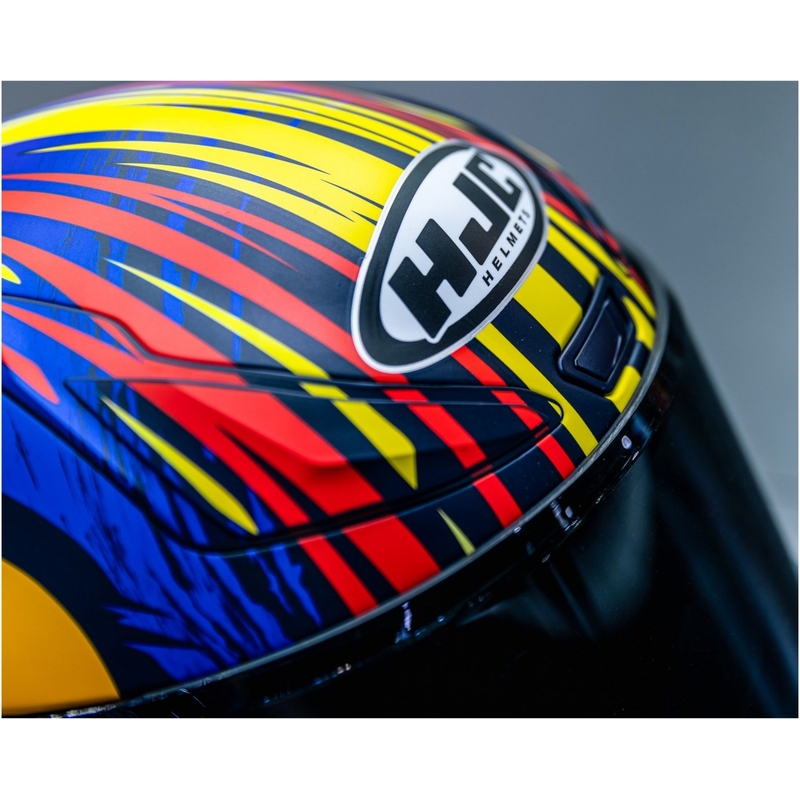 Integrální přilba na motorku HJC RPHA 1 Redbull Jerez GP MC21SF červeno-žluto-modrá
