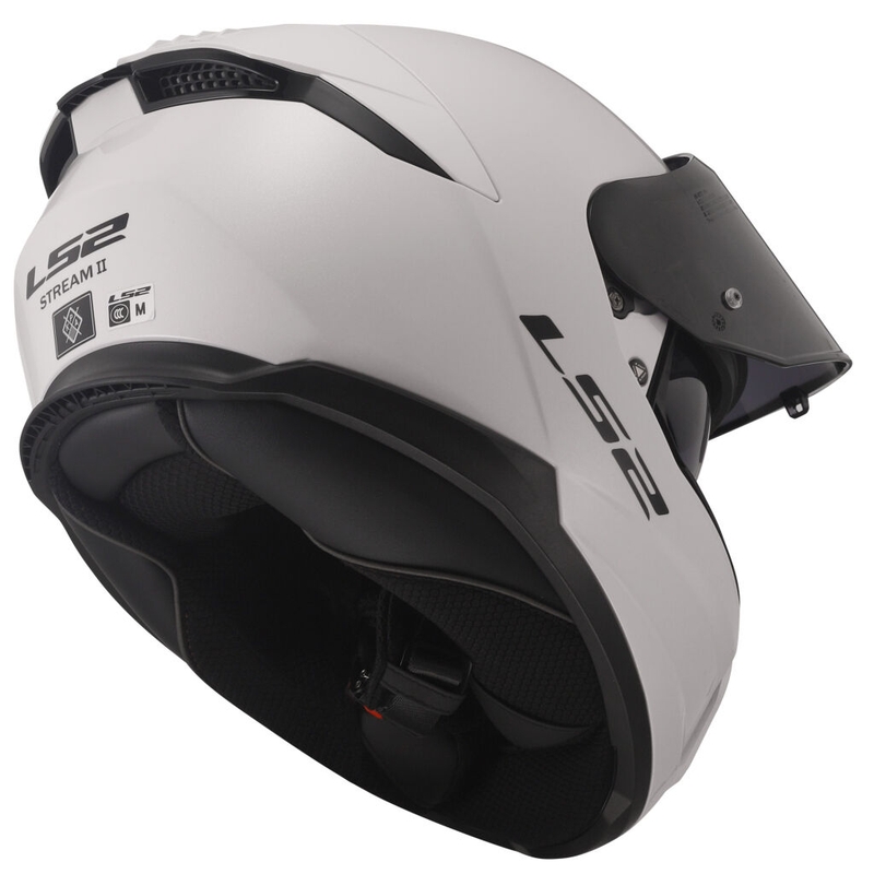 Integrální přilba na motorku LS2 FF808 Stream II bílá lesklá