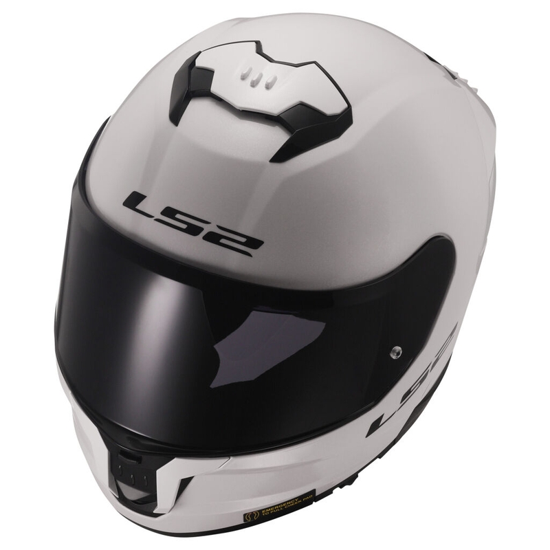 Integrální přilba na motorku LS2 FF808 Stream II bílá lesklá