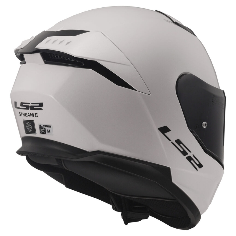 Integrální přilba na motorku LS2 FF808 Stream II bílá lesklá