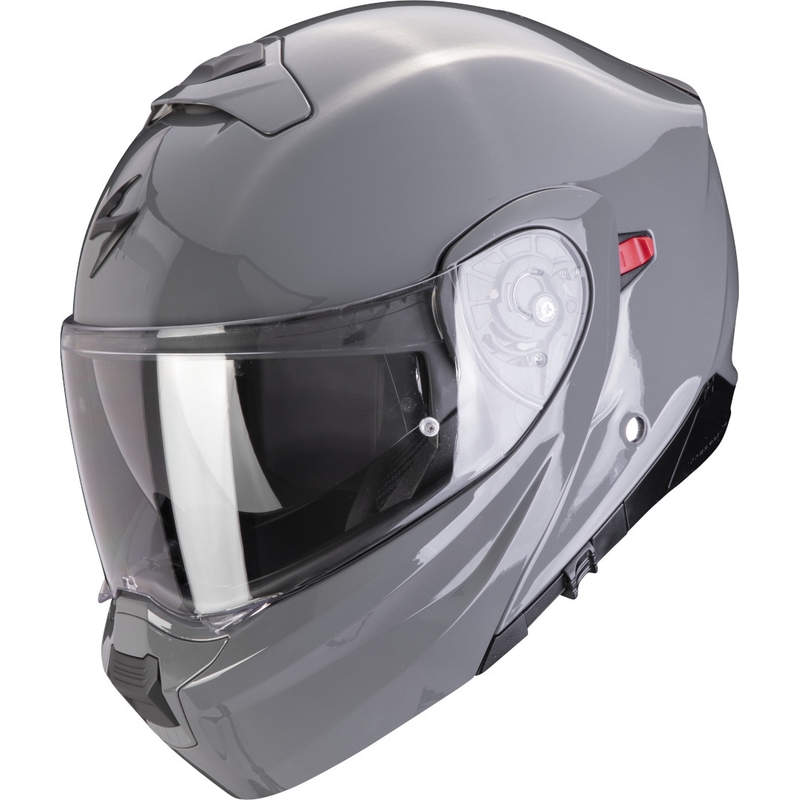 Výklopná přilba na motorku Scorpion EXO-930 EVO Solid šedá
