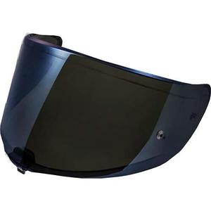Modré iridiové plexi pro přilbu LS2 FF811