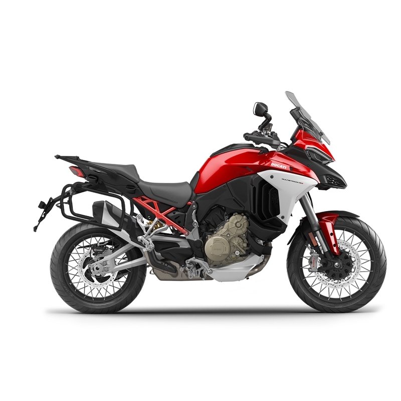 Kompletní sada bočních hliníkových kufrů SHAD TERRA 36L/47L, včetně montážní sady SHAD Ducati Multistrada 1200 V4