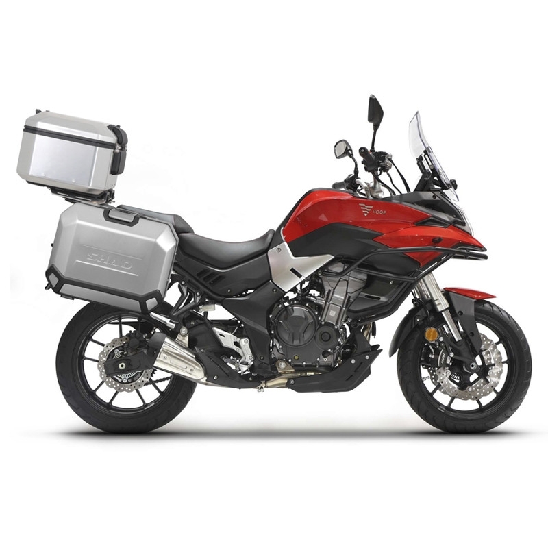 Kompletní sada hliníkových kufrů SHAD TERRA, 48L topcase   36L/47L boční kufry, včetně montážní sady a plotny SHAD Voge 500DS / 500DSX