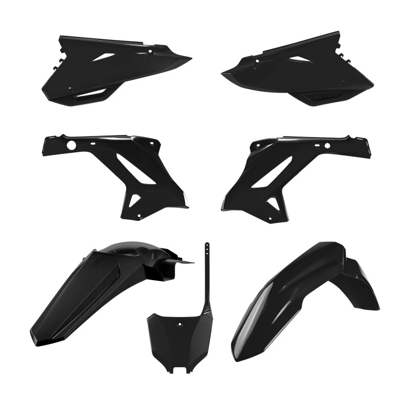 Sada plastů POLISPORT černá pro HONDA CR 125 R 2000-2001, HONDA CR 250 R 2000-2001