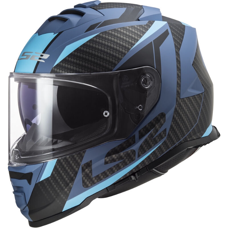 Integrální přilba na motorku LS2 FF800 Storm II Racer černo-modrá