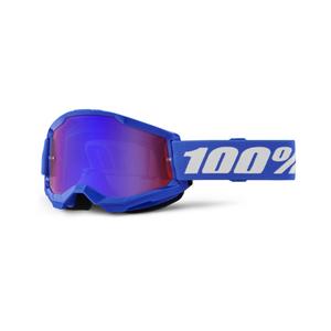 Motokrosové brýle 100% STRATA 2 New modré (červeno-modré plexi)