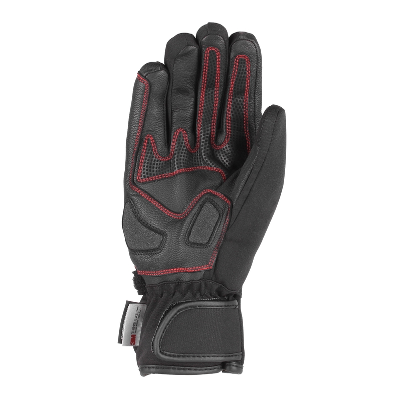 Rukavice na motorku Street Racer Monzoon černé
