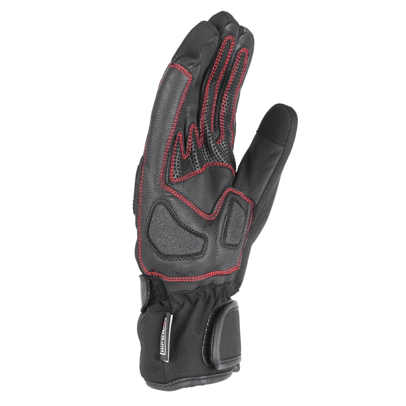 Rukavice na motorku Street Racer Monzoon černé