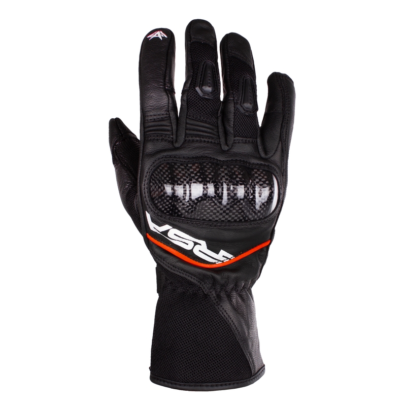 Rukavice na motorku RSA Airvent 2 černo-červené