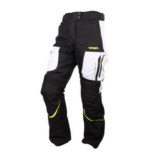 Dámské kalhoty na motorku RSA Wasp černo-fluo žluto-bílé