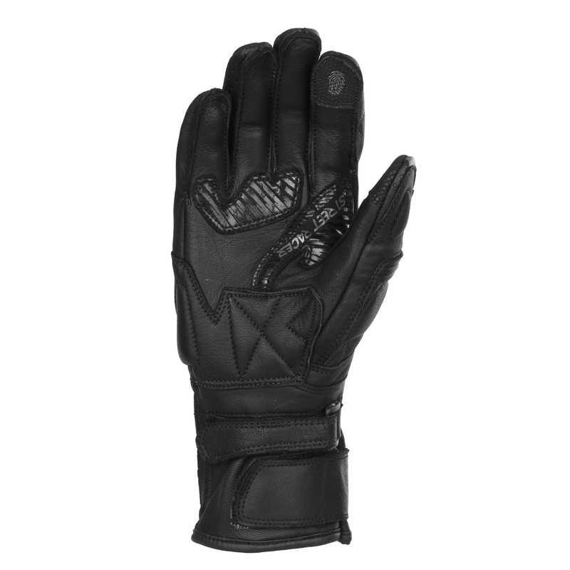 Dámské rukavice na motorku Street Racer Touring černé