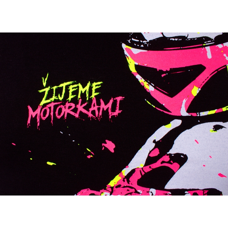 Dětské dívčí triko MotoZem - Žijeme motorkami