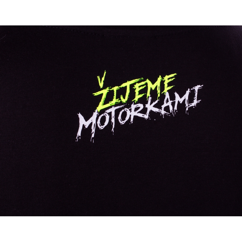 Dětské chlapecké triko MotoZem - Žijeme motorkami
