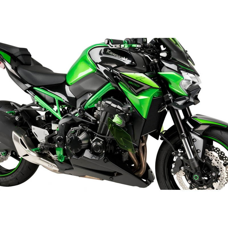 Boční spoilery PUIG DOWNFORCE zelená