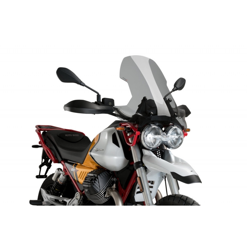 Plexi štít PUIG TOURING kouřová pro MOTO GUZZI V 85 TT 850 / Travel 2019-2023