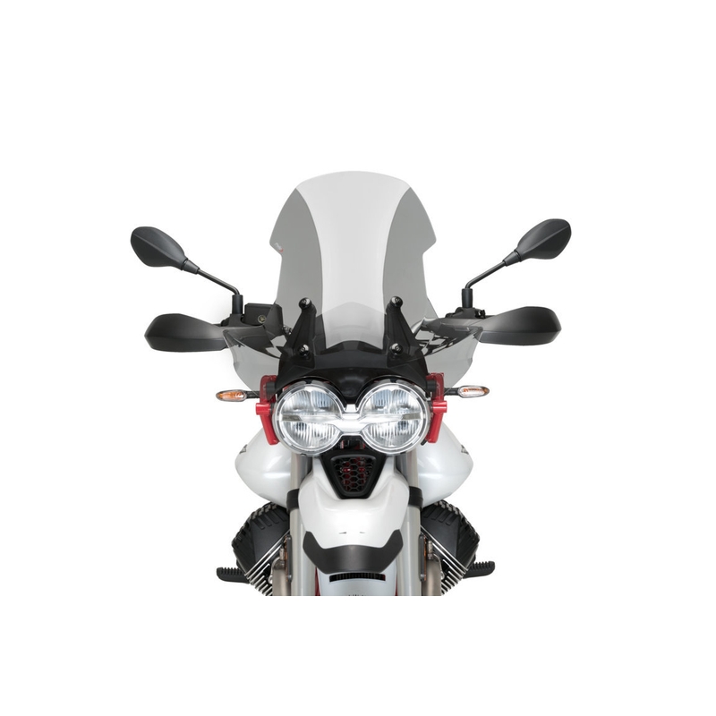 Plexi štít PUIG TOURING kouřová pro MOTO GUZZI V 85 TT 850 / Travel 2019-2023