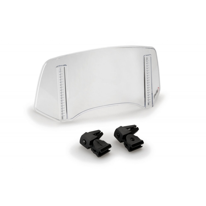 Přídavné plexi nastavitelné PUIG 2.0 Clip-on průhledný