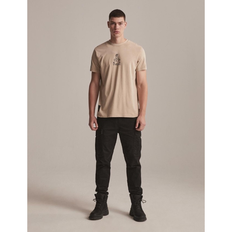 Tričko DAKAR DKR Wash 02 béžové