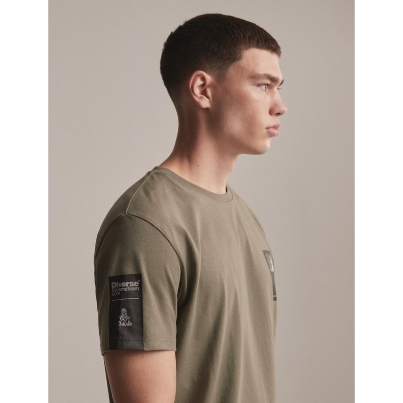 Tričko DAKAR DKR Patch khaki
