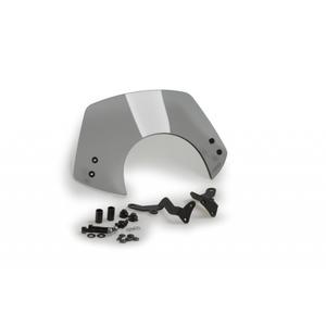 Plexi štít PUIG GTS Sport 20500H kouřová pro PIAGGIO/VESPA GTS 125 2007-2022, PIAGGIO/VESPA GTS 300 2008-2022