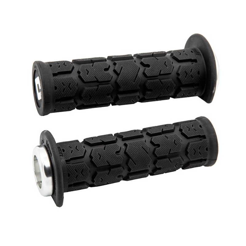Gripy ODI ROGUE ATV LOCK-ON V2.1 125mm černo-stříbrné