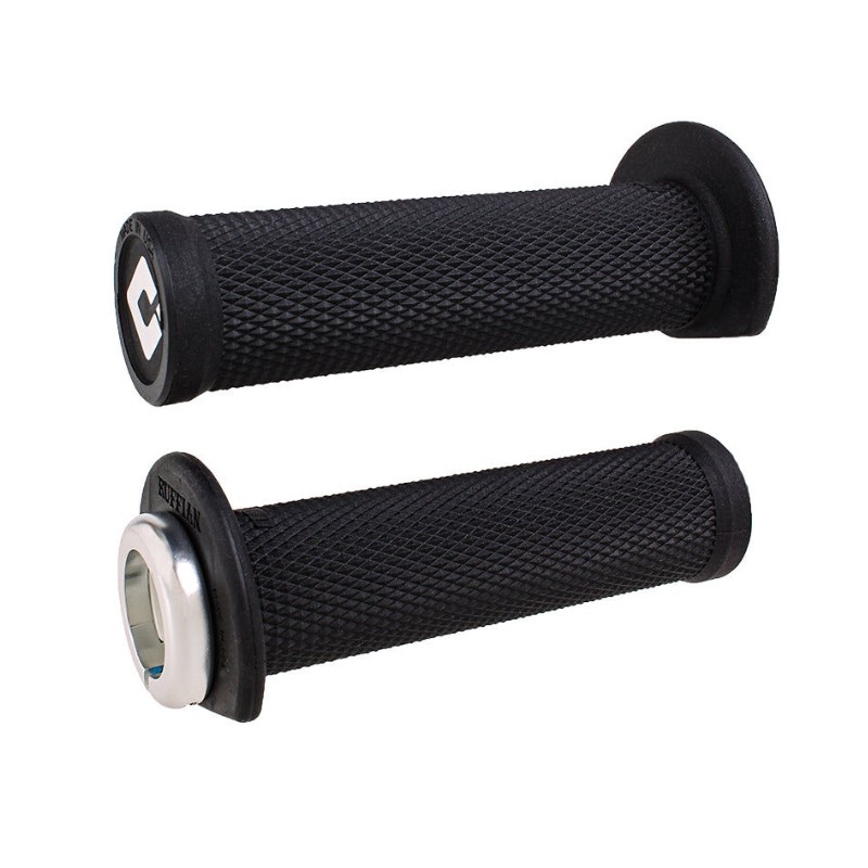 Gripy ODI RUFFIAN ATV LOCK-ON V2.1 125mm černo-stříbrné