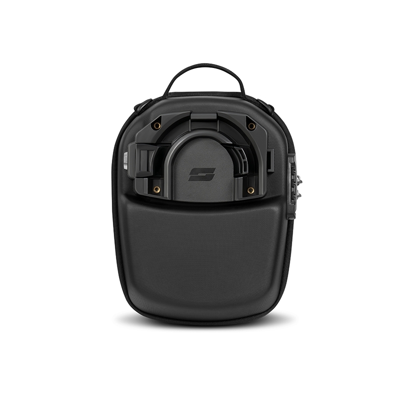 Tankvak SHAD E091CL pro CLICK SYSTEM S dvojitým zámkem: pro uzamčení a uchycení tankvaku k motocyklu