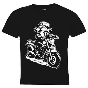 Dětské dívčí triko MotoZem - Motorkářka