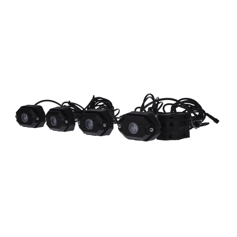 Barevné LED podsvícení podvozku SHARK LED LIGHT, RGB, MULTI-COLOR, BLUETOOTH CONTROL, 4 PCS SET