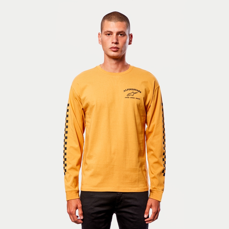 Triko Alpinestars Sunday Tee žluto-černé