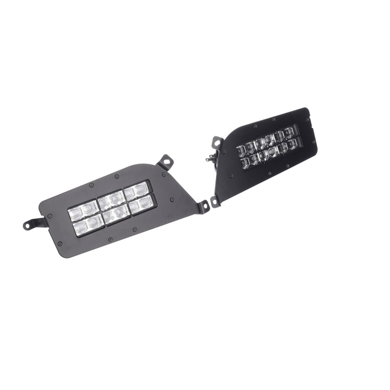 LED světlomety SHARK LED HEADLIGHTS FOR POLARIS ATV, UTV WITH BACKLIGHT, 2KS