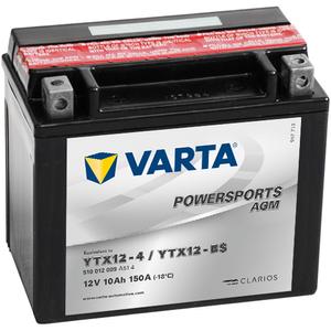 Bezúdržbová baterie VARTA 12V/10AH-MOTO LF (YTX12-4/YTX12-BS)