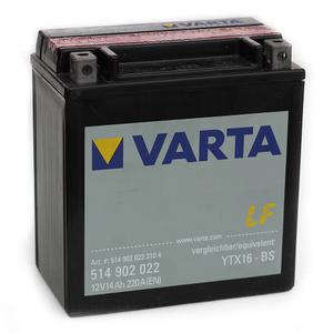 Bezúdržbová baterie VARTA YTX16-4/YTX16-BS 12V/14Ah