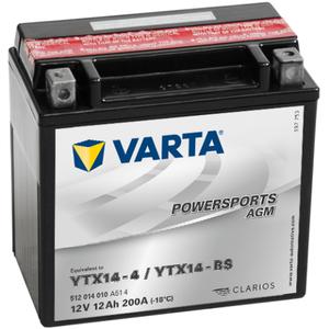 Bezúdržbová baterie VARTA YTX14-4/YTX14-BS 12V/12Ah