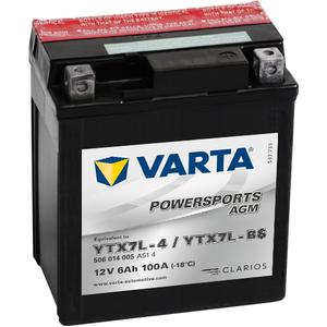 Bezúdržbová baterie VARTA YTX7L-A/YTX7L-BS 12V/6Ah