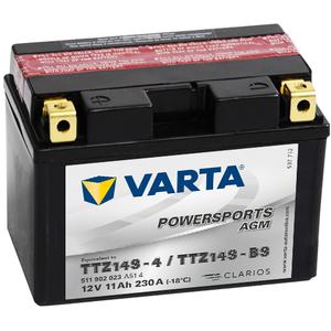 Bezúdržbová baterie VARTA TTZ14S-4/TTZ14S-BS 12V/11Ah