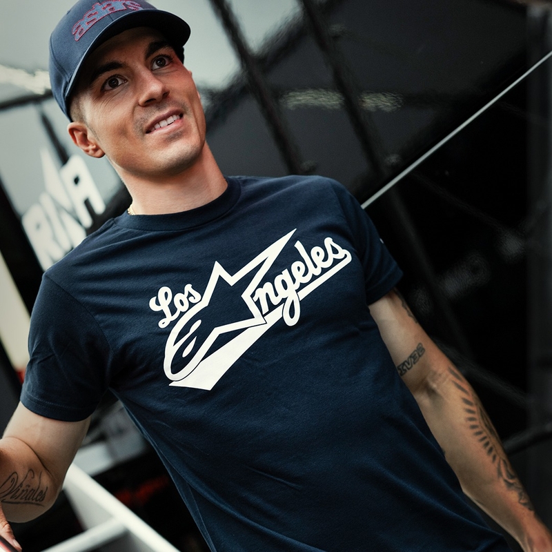 Triko Alpinestars Los Angeles Tee černé
