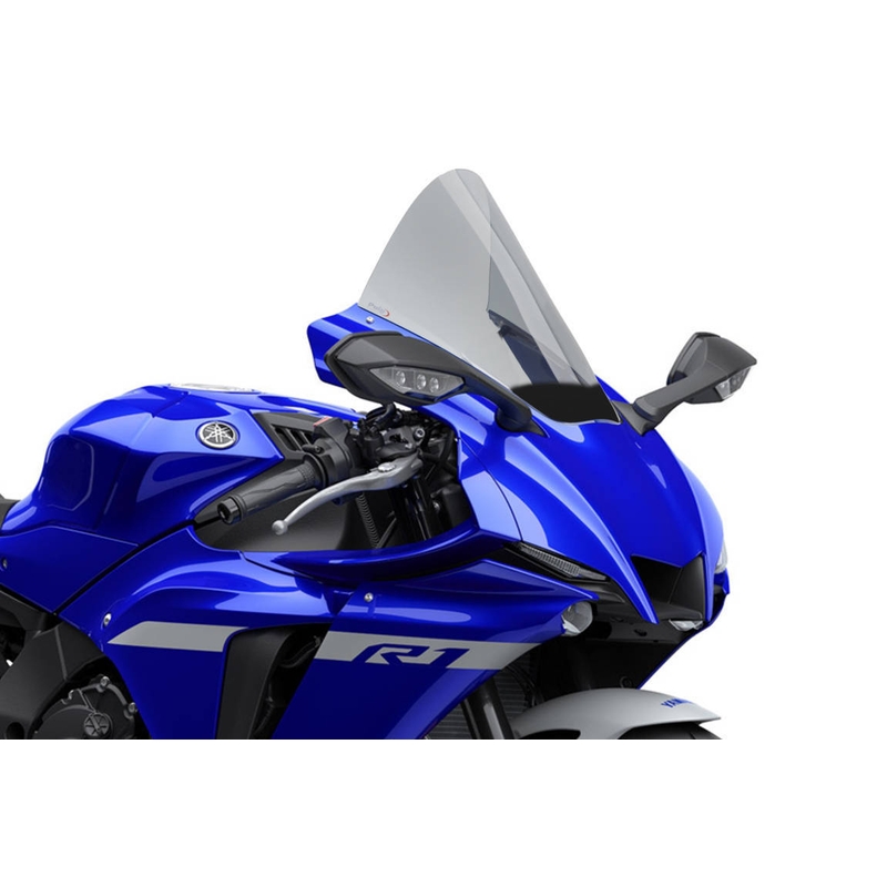 Plexi štít PUIG R-RACER kouřová pro YAMAHA YZF-R1 2020-2026