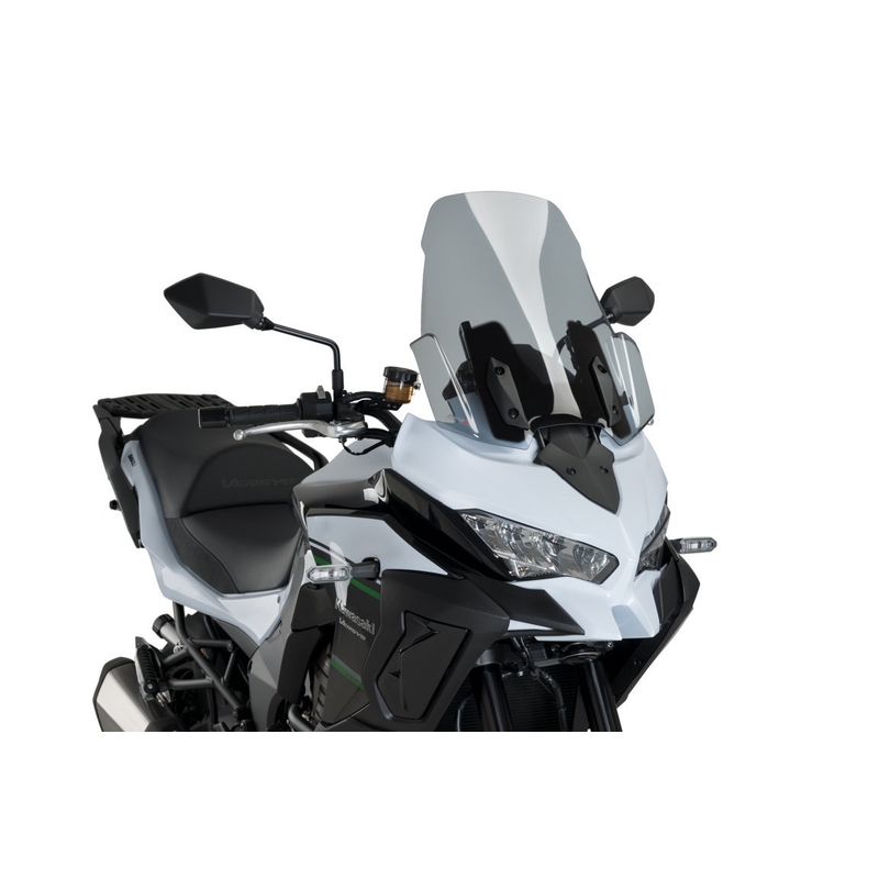 Plexi štít PUIG TOURING kouřová pro KAWASAKI Versys 650 2017-2021, KAWASAKI Versys 1000 / S / SE 2017-2024