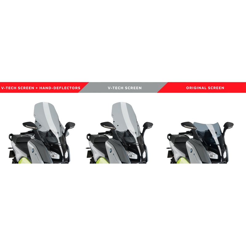 Plexi štít PUIG V-TECH LINE TOURING kouřová