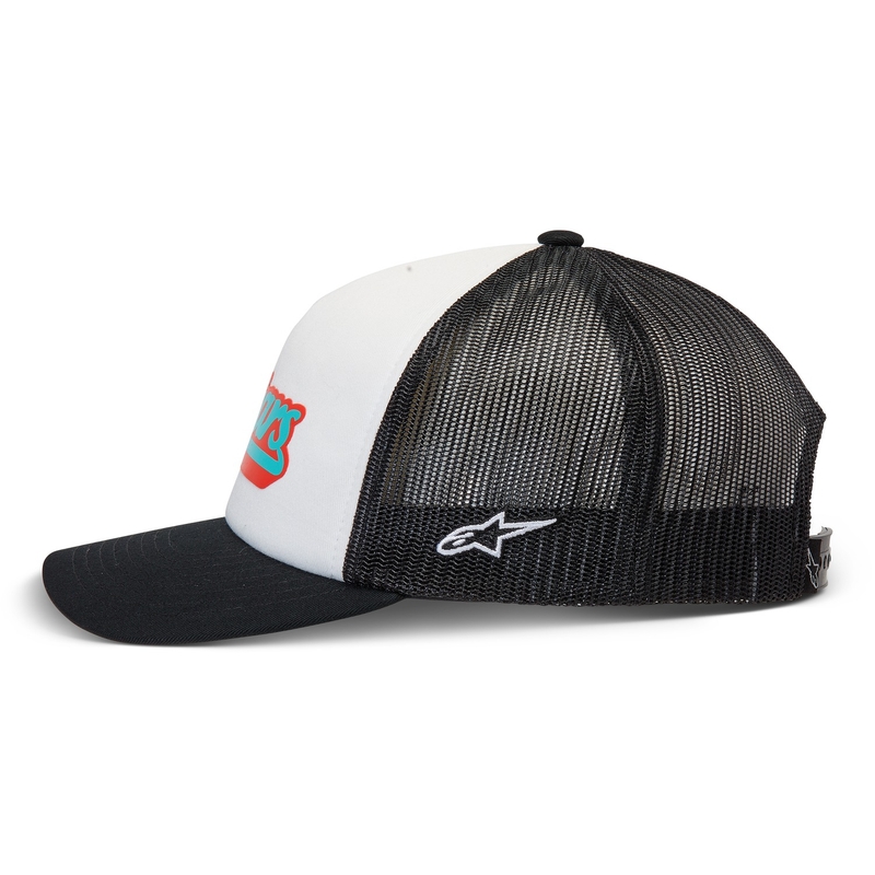 Kšiltovka Alpinestars Delivery Trucker bílo-černá
