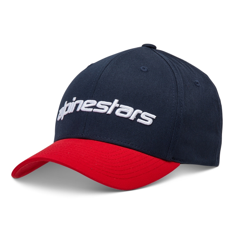 Kšiltovka Alpinestars Linear červeno-modro-bílá