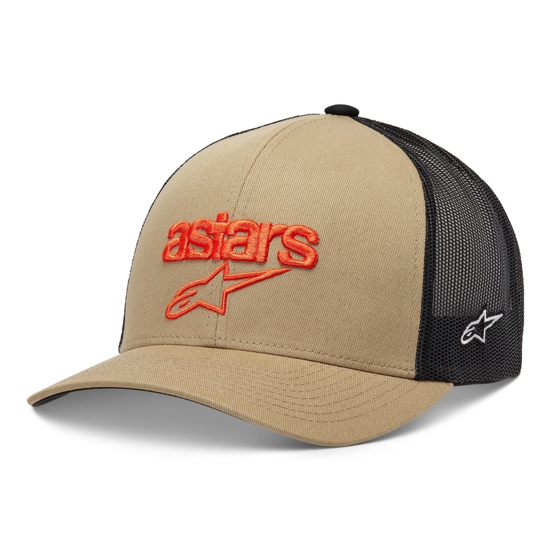 Kšiltovka Alpinestars Pedigree pískovo-černo-oranžová