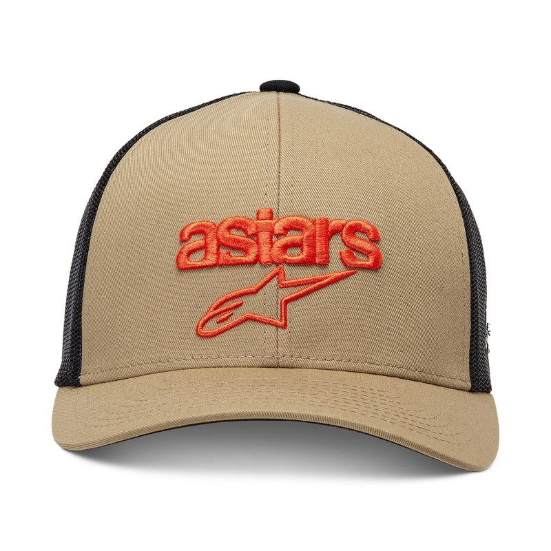 Kšiltovka Alpinestars Pedigree pískovo-černo-oranžová