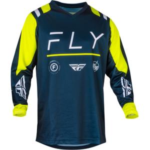 Motokrosový dres FLY Racing F-16 2024 modro-fluo žluto-bílý