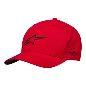 Kšiltovka Alpinestars Ageless WP Tech Hat červeno-černá