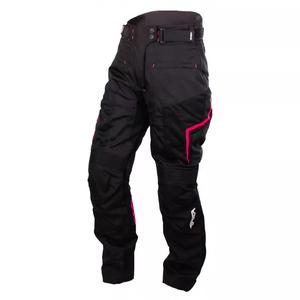 Dámské kalhoty na motorku RSA Bolt černo-bílo-růžové - II. jakost